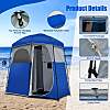 Shower Tent - Double Room Camping Shower Tent With Storage Bag