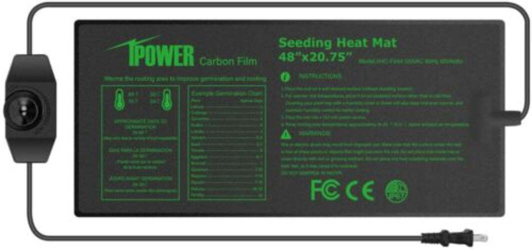Seedling Heat Mat - 3 Sizes - Seed Germination Propagation Heat Pad