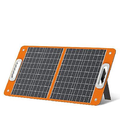 60W 18V Portable Solar Panel-Foldable Charger w/ 5V USB 18V DC Output