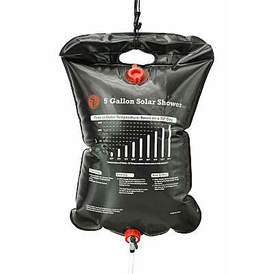 5 Gallon Solar Shower - Portable Camping Heated Bag
