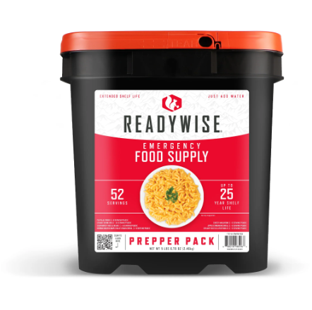 Emergency Food - Prepper Food Bucket - 52 Serving Grab and Go Bucket