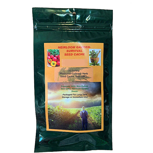Survival Herb Seeds 20 Variety Herb Seeds 12,000+ Herb Garden Cache